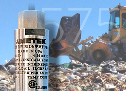 Intrinsically Safe Submersible Transmitter to Control Liquid Seepage