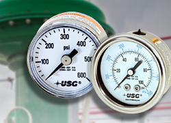 valve positioner pressure gauge