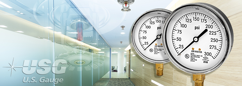 fire sprinkler pressure gauge