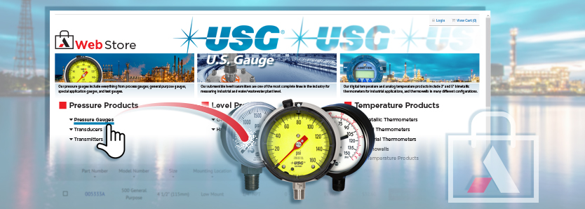 US Gauge Webstore Pressure Gauges